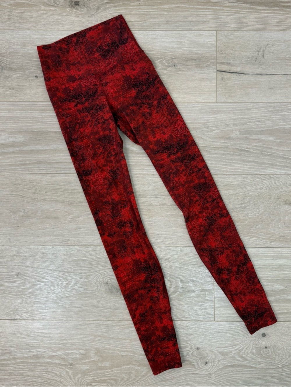 Lululemon Intricate Oasis Love Red Multi Align Pant 28" Lunar New Year